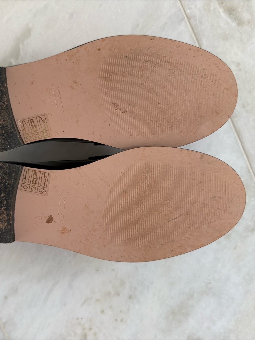 Women’s Winona Black Leather Penny Loafers - Picture 4 of 4